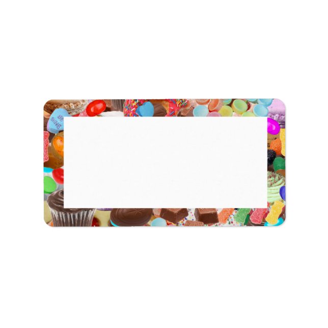 Sweet treats label (Front)