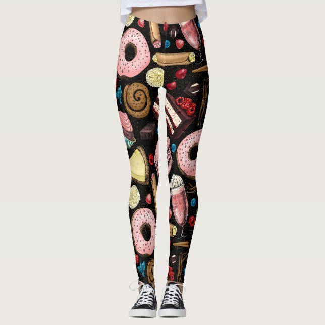Sweet treats  leggings (Front)