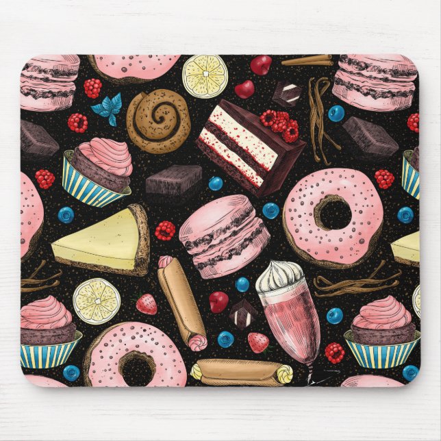 Sweet treats  mouse mat (Front)