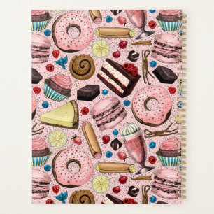 Sweet treats on pink planner