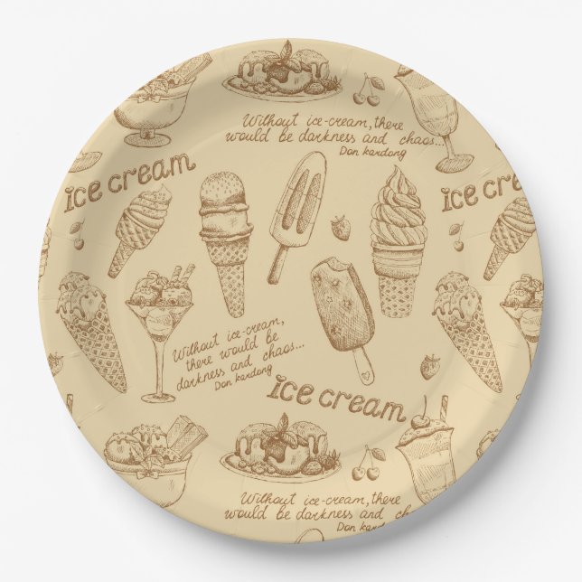 Sweet Treats Paper Plate (Front)