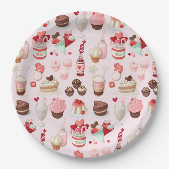 Sweet Treats Paper Plate (Front)