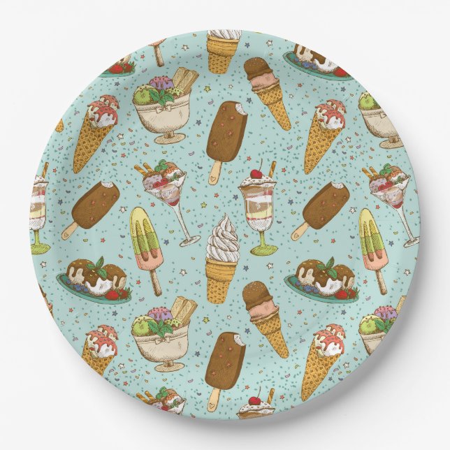 Sweet Treats Paper Plate (Front)