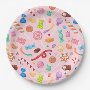 Sweet Treats Paper Plate
