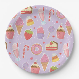 Sweet Treats Paper Plate