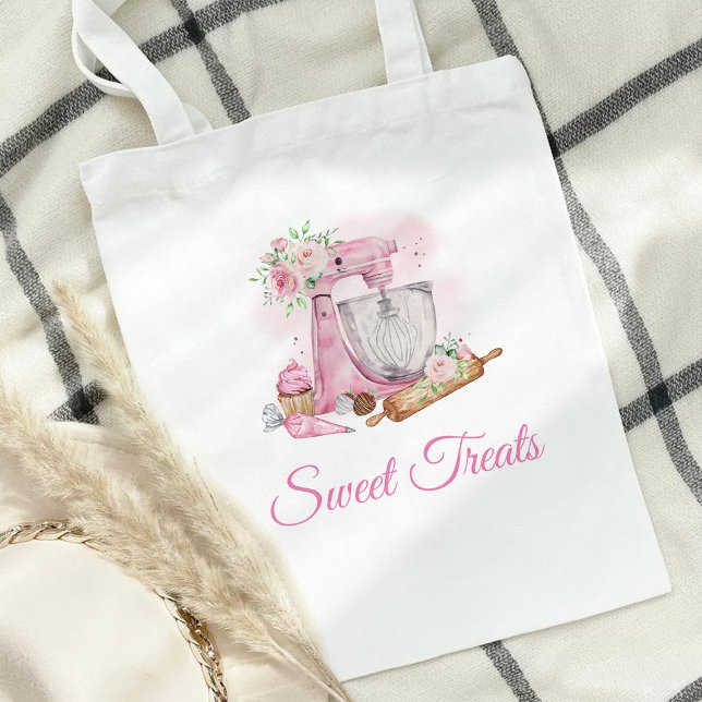 Sweet Treats Pink Bakery  Tote Bag (Creator Uploaded)