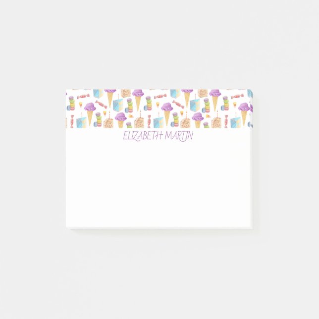 Sweet Treats Post-it Notes (Front)