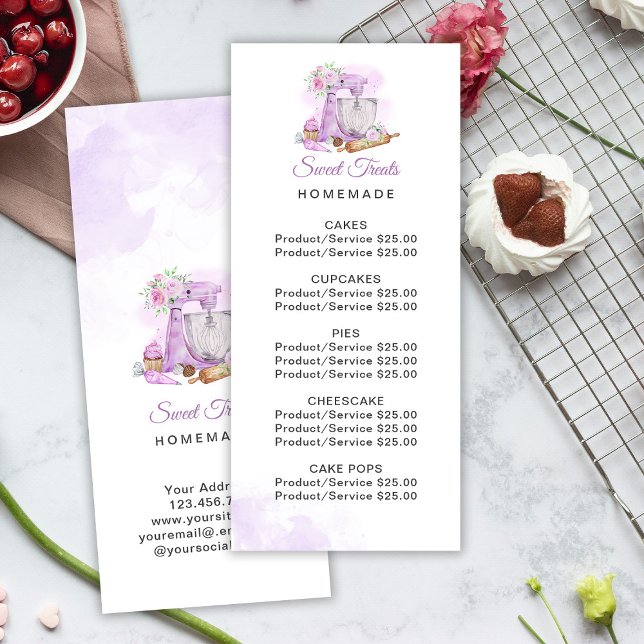 Sweet Treats Purple Price Rack Card (Creator Uploaded)