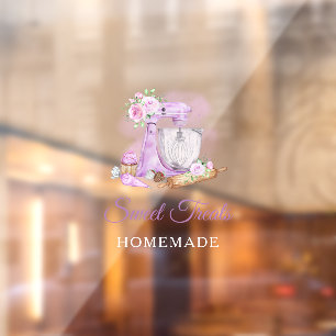 Sweet Treats Purple Window Cling