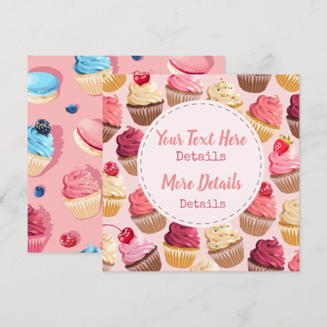 Sweet Treats Save The Date (Front/Back)