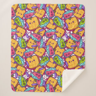 Sweet Treats Sherpa Blanket