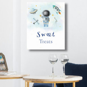 Sweet Treats Space Astronaut Boy rockets stars Poster