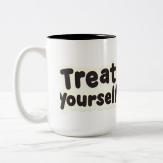 Sweet Treats Sticker  Two-Tone Coffee Mug