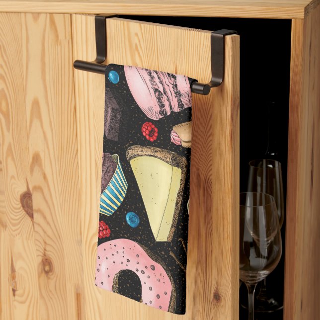 Sweet treats  tea towel (Thirds Fold)