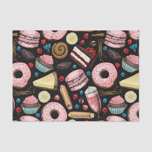 Sweet treats  tissue paper (Front)