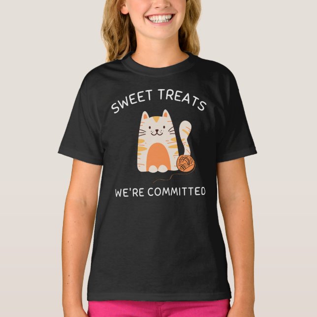 Sweet Treats, We're Committed - Kid's T-Shirt (Front)