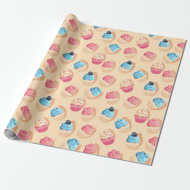 Sweet Treats Wrapping Paper (Unrolled)