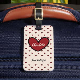 Sweet Trendy Business Logo Company Corporate promo Luggage Tag