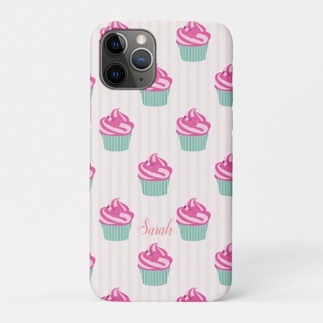 Sweet Trendy Cup Cakes Case-Mate iPhone Case (Back)