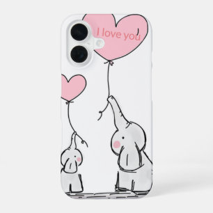 Sweet Trendy elephant iPhone 16 Case