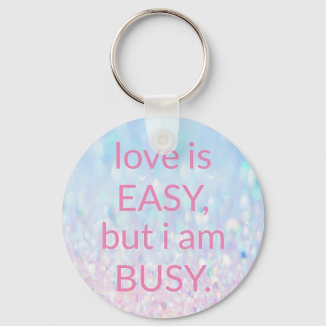 Sweet Trendy glitter   Key Ring (Front)