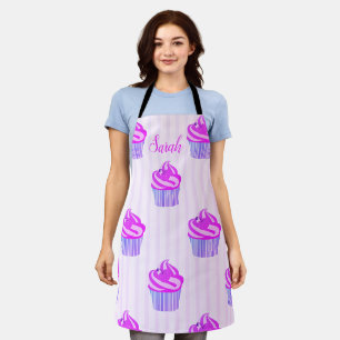 Sweet Trendy Pink Cup-Cakes Apron