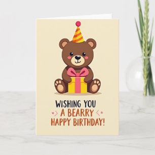 Sweet Ursine Birthday Card
