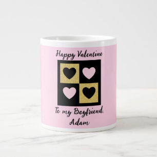 sweet valentine couple personalised customise large coffee mug