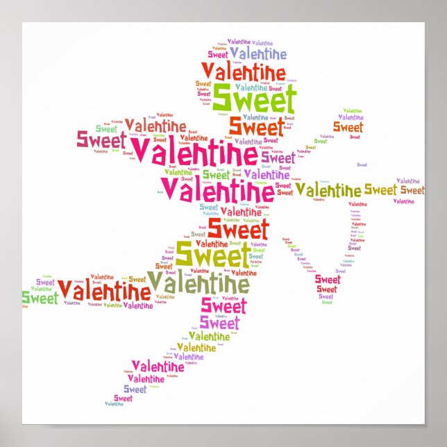 Sweet Valentine Cupid Poster (Front)