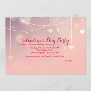 Sweet Valentine Party Invitation