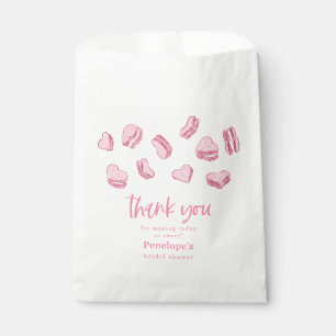 Sweet Valentine Pink Hearts Bridal Shower  Favour Bags