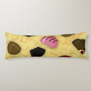 Sweet Valentine - Valentine's Day Candy Pattern Body Cushion