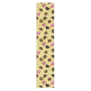 Sweet Valentine - Valentine's Day Candy Pattern Short Table Runner