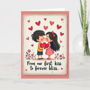 Sweet Valentines Day Kiss Card