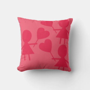 SWEET VALENTINE'S DAY TOSS PILLOW - PINK GIFTS