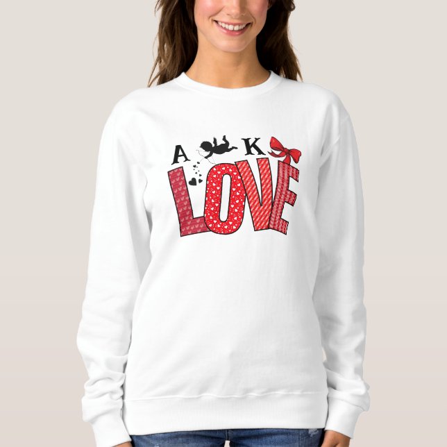 Sweet Valentine's Love Cupid Sweatshirt (Front)