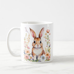 Sweet Vintage Easter Bunny Rabbit  Coffee Mug