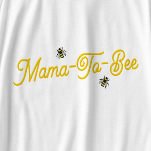  Sweet Vintage Inspired Script Mama-To-Bee T-Shirt Tank Top