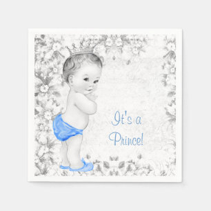 Sweet Vintage Prince Baby Shower Napkin