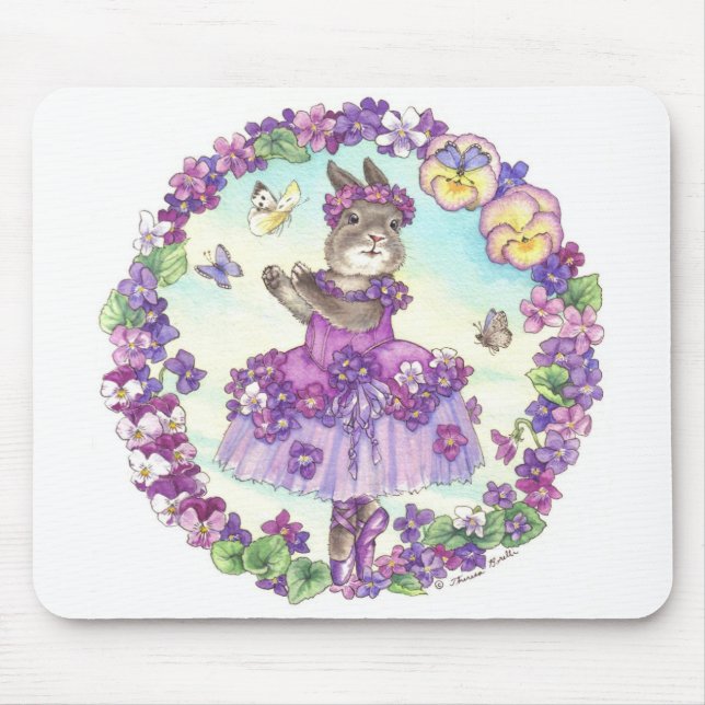 Sweet Violet Mousepad (Front)