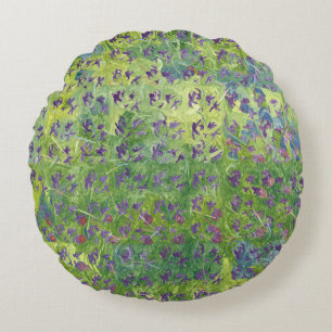 Sweet Violets 2012 Round Cushion