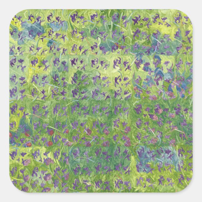 Sweet Violets 2012 Square Sticker (Front)