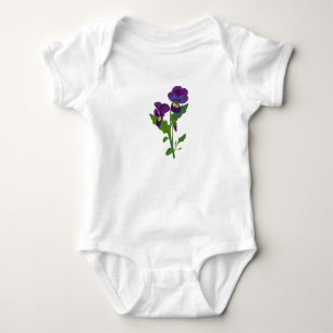 Sweet Violets Baby Bodysuit