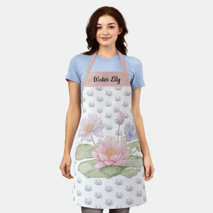 Sweet Water Lily Floral Mother’s Day Gift Apron