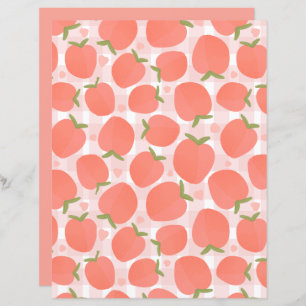 Sweet Watercolor Peach Pattern
