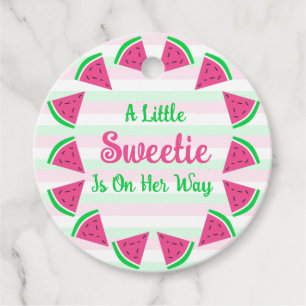 Sweet Watermelon Baby Shower Favour Tags