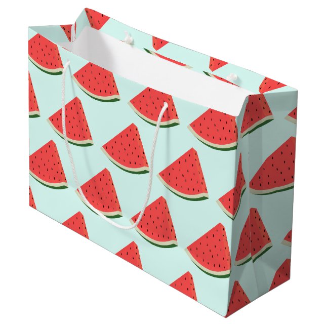 Sweet Watermelon Funny Gift Bag (Front Angled)
