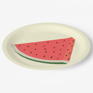 Sweet Watermelon Paper Plates