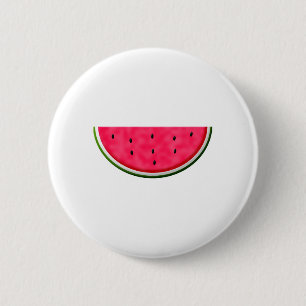 Sweet Watermelon Slice Drawing 6 Cm Round Badge