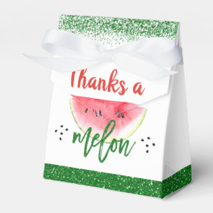Sweet Watermelon Thanks a Melon Birthday Thank You Favour Box
